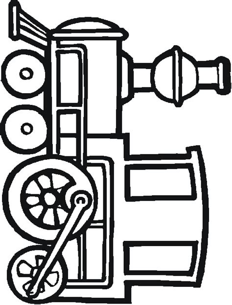 train coloring sheets clipart
