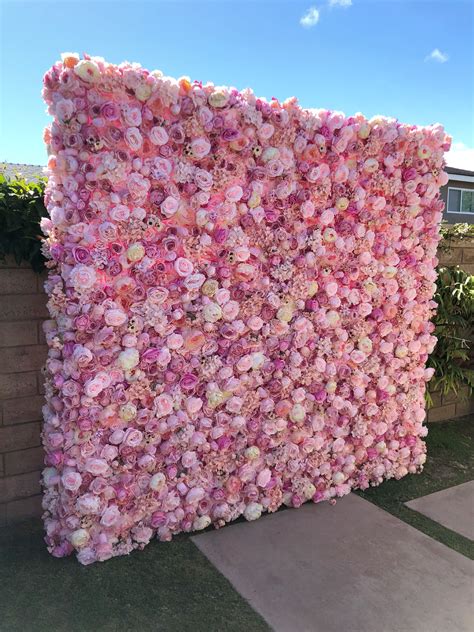 blush pink flower wall backdrop flower wall backdrop flower wall wedding backdrop