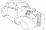 Rod Hot Coloring Chevy Coupe Pages Printable Drawing Print Designlooter Drawings Popular 17kb 594px sketch template