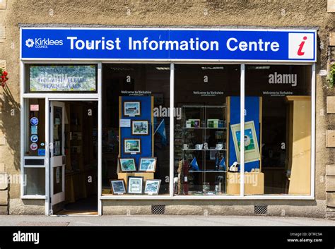 tourist information centre holmfirth west yorkshire england uk stock photo  alamy