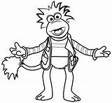 Fraggle Rock Coloring Pages Drawing Gobo Draw Rocks Mineral Easy Step Tutorial Please Printable Getcolorings Colouring Minerals Muppet 80s Kids sketch template