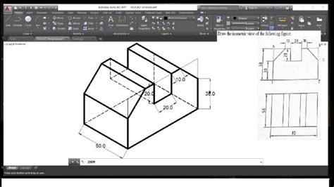 draw isometric view    drawings youtube