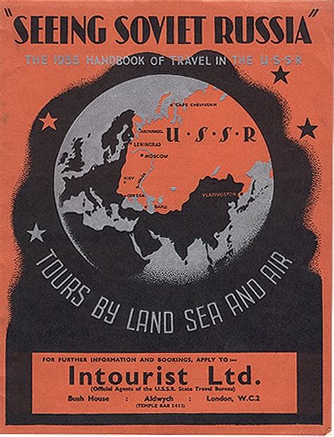 Seeing Soviet Russia Intourist Ussr 1935 Propagandaposters