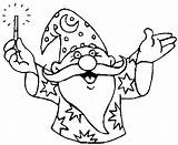 Wizard Coloring Pages sketch template