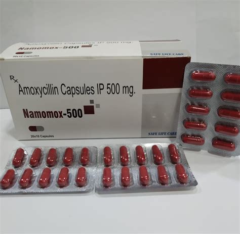 Amoxicillin Capsules Ip 500 Mg At Rs 68 Strip In Baddi Id 22665357348