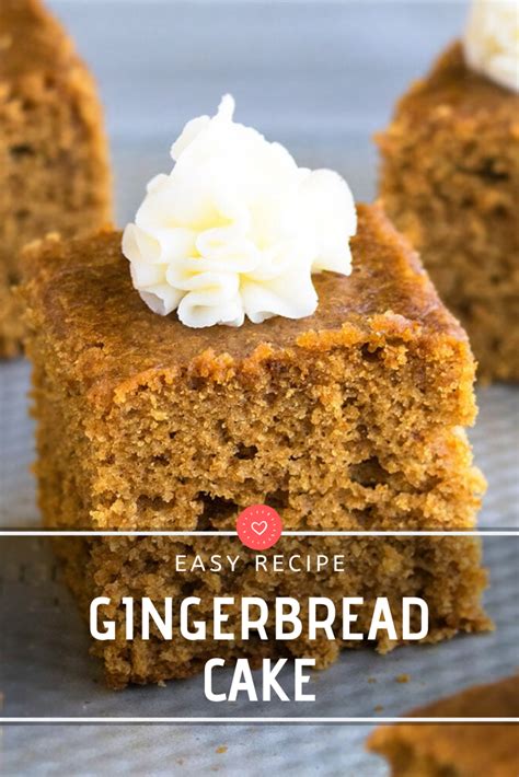 gingerbread cake quick  easy recipe