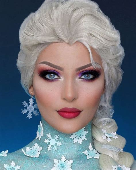 Halloween Makeup ️elsa From Frozen Movie ️ ⭐ Halloweenmakeup