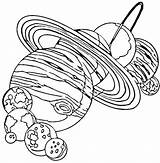 Solar System Coloring Pages Planets Getcolorings Pdf sketch template