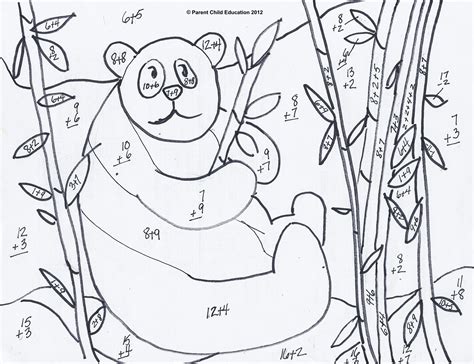 addition  subtraction coloring pages coloring home
