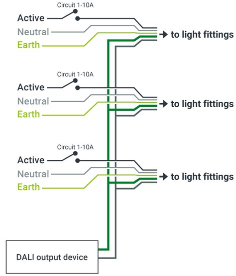 schematic dali lighting control wiring diagram wiring diagram
