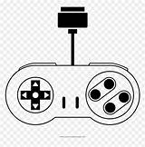 Nintendo Controle Vhv sketch template