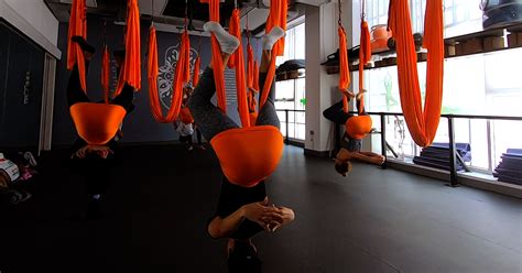 aerial yoga classes will turn your workouts upside down