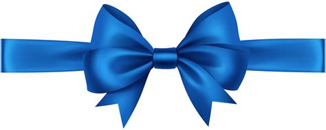 ribbon  bow blue transparent png clip art image gallery