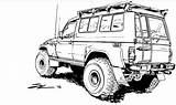 Cruiser Landcruiser Offroad Troopy Fj Lc70 Expedition Lc200 Mechanical Overland sketch template