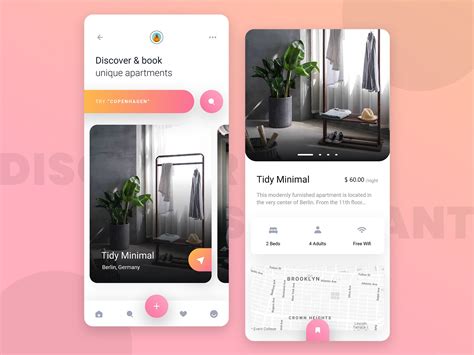 airbnb app redesign challenge uplabs