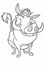 Lion King Pumba Coloring Pages Disney Drawings Simba Character Deviantart Drawing Characters Warthog Print Cartoon Large Tattoo Posts Alot Details sketch template