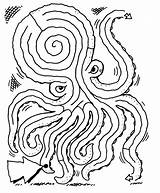 Coloring Labyrinth Pages Maze Draw Labyrinths Mermaid Voor Afbeeldingsresultaat Mazes sketch template