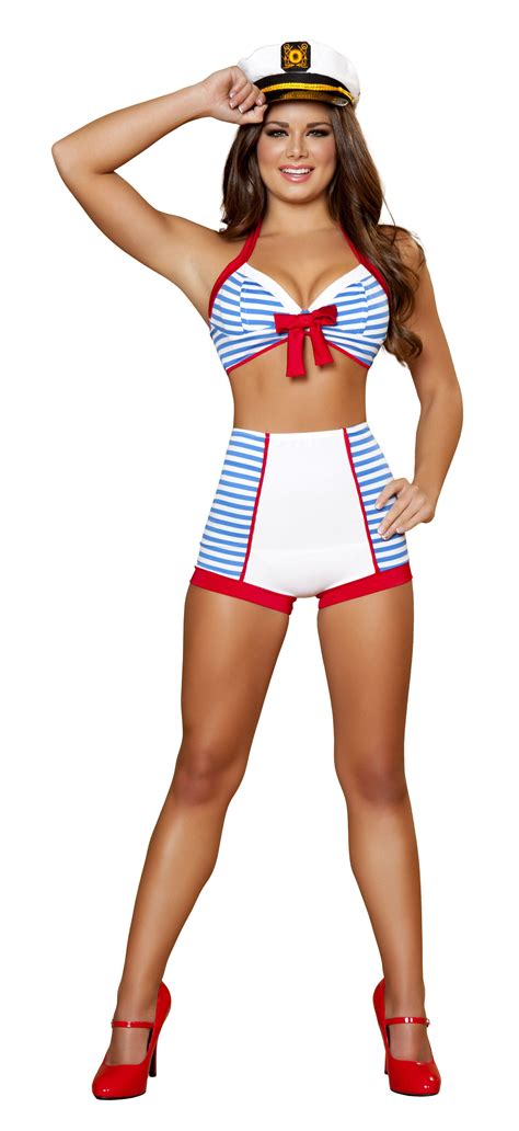 Adult Playful Pinup Sailor Women Costume 47 99 The Costume Land