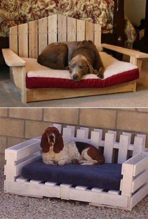 wooden dog bed ideas homemydesign