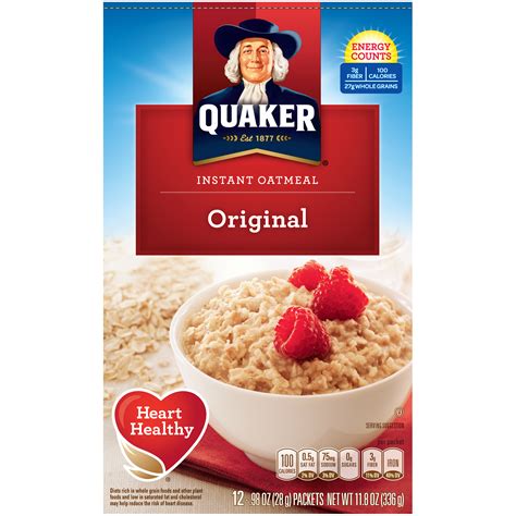 quaker instant oatmeal original   oz   packets  oz