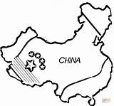 Chinaflag Supercoloring sketch template