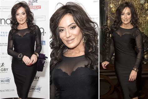 nancy dell olio embraces her inner vamp in black lace dress that shows