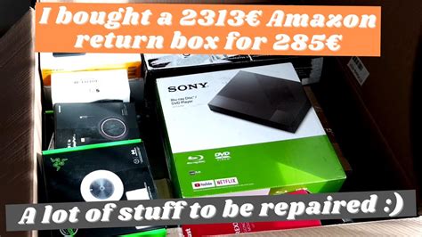 amazon return box opening youtube