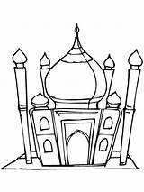 Ramadan Coloring Pages Kids Eid Mubarak Drawing Mosque Lantern Masjid Hajj Printable Decorations Colouring Craft Activities Color Islamic Sheets Drawings sketch template