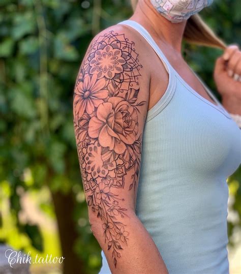 pin by chik tattoo on chik tattoo floral tattoo sleeve floral tattoo