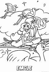 Kleurplaten Emile Naam Aladdin sketch template