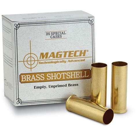 25 rds magtech® loadable brass shotshells 12 gauge 105820 shot