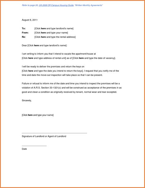 landlord property inspection letter template collection letter