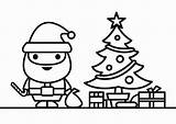 Babbo Albero Kerstman Kerstboom Kleurplaat Weihnachtsbaum Claus Weihnachten Educima Weihnachtsmann Malvorlage Scarica Arbol Educolor Afb sketch template