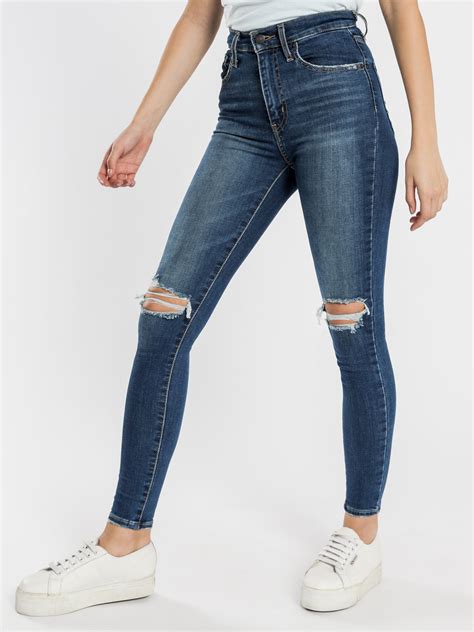 mile high super skinny jeans in shady business blue denim glue store