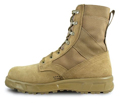 mcrae  ultra light hot weather steel toe combat boot coyote brown usa