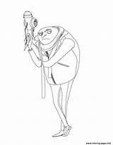 Gru Coloring Pages Despicable Printable Creative Print Color Albanysinsanity Getcolorings Hellokids Online Visit Drawing sketch template