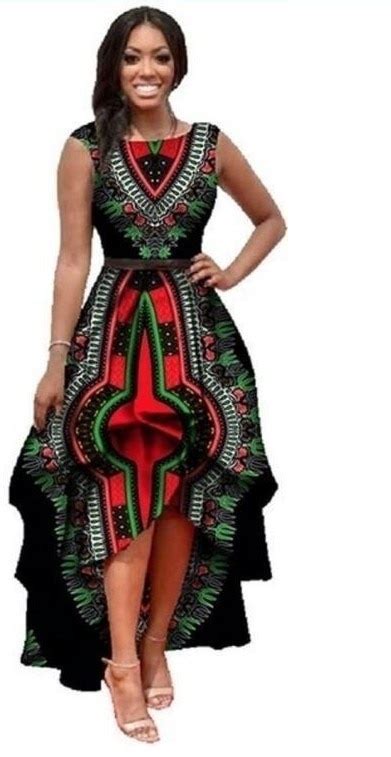 African Dresses Polyester Traditional African Clothing Time Limited