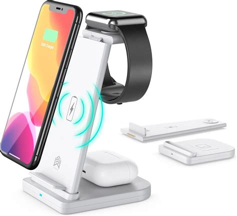 draadloze apple oplader wireless charger voor samsung iphone iwatch en bolcom