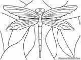 Dragonfly Pages Coloring Kids Printable Mewarnai sketch template