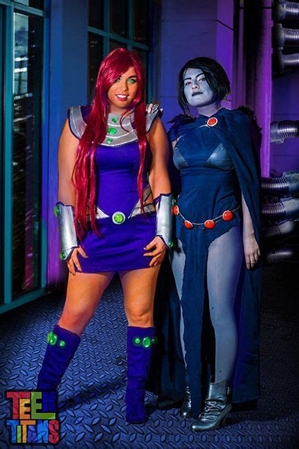 starfire and raven on deviantart cosplay a