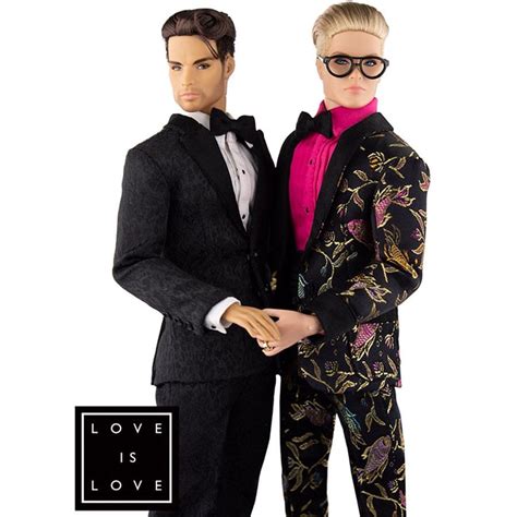 The First Gay Male Couple Fashion Doll Wedding T Set Is