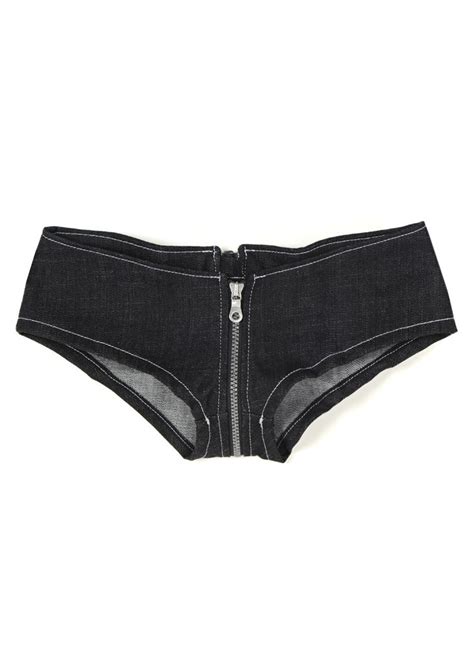 sexy zipper open u crotch shorts micro mini jeans hot shorts low rise