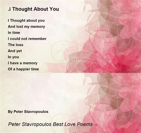 thought   poem  peter stavropoulos  love poems poem hunter