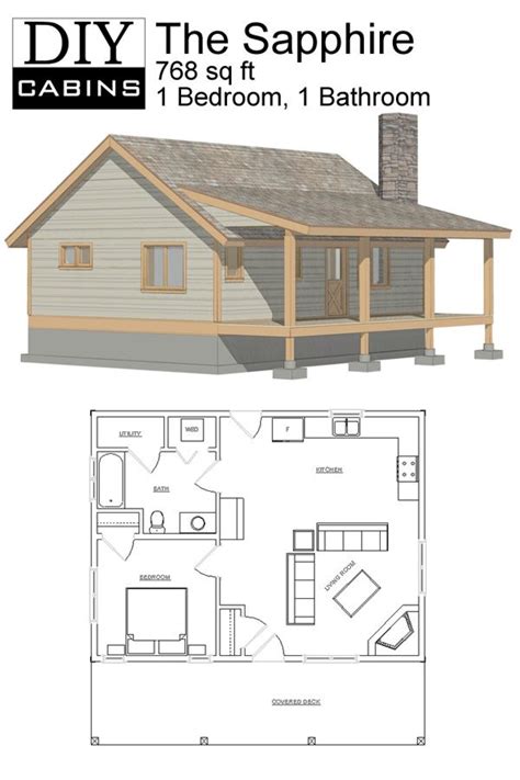 sapphire cabin tiny house cabin small house plans house plans
