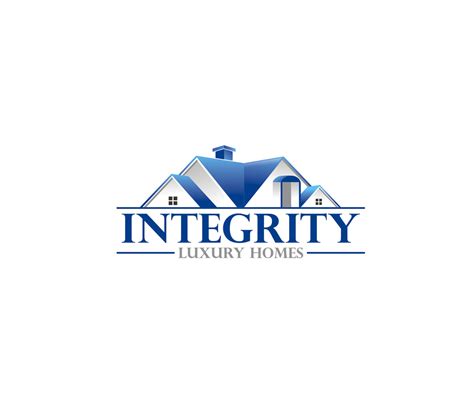 home builder logo design  integrity luxury homes