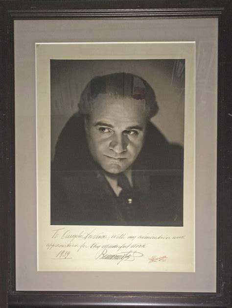 an oversize and magnificent signed photograph of the italian tenor inscribed to the photographer