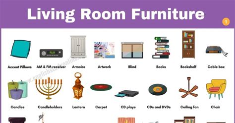 living room furniture  list   objects   living room