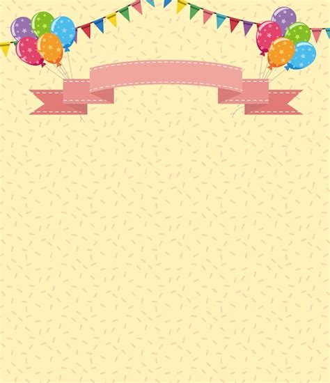 premium vector colourful blank party template