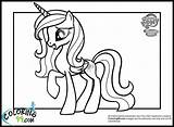 Princess Cadence Little Pony Coloring Pages Cadance Color Candance Colors Minister Ministerofbeans Young Getcolorings sketch template