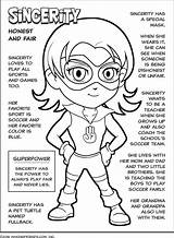 Superhero Petal Scout Honest Makingfriends Sincerity Scouts sketch template